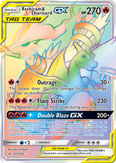 Reshiram & Charizard-GX
