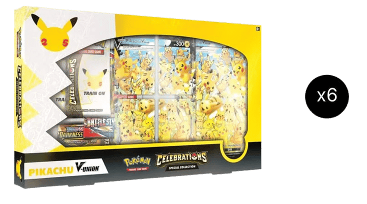 25th Anniversary Celebrations Pikachu V-Union Case