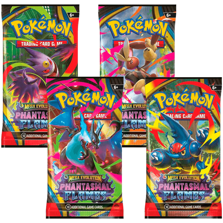 Phantasmal Flames Booster Pack Art Bundle (Set of 4)