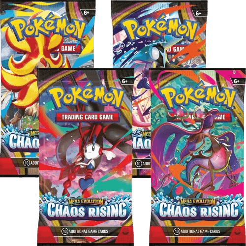 Chaos Rising Booster Pack Art Bundle (Set of 4)