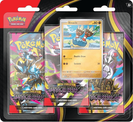 Pitch Black 3 Pack Blister (Binacle)