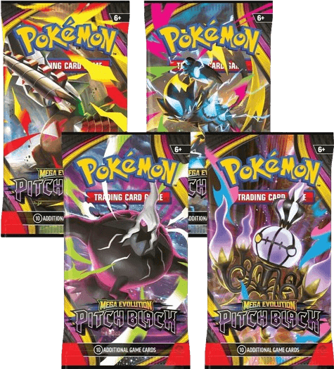 Pitch Black Booster Pack Art Bundle (Set of 4)