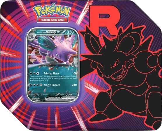 Team Rocket Tin (Team Rocket's Nidoking ex)