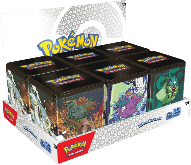 Pokémon Stacking Tins: Treasures of Ruin-Paradox Pokémon-Ogerpon Display
