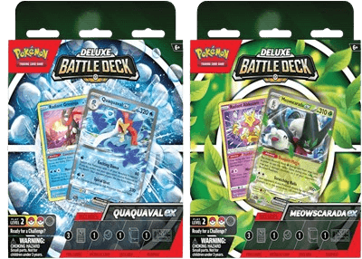 Deluxe Battle Deck: Quaquaval ex/Meowscarada ex (Set of 2)