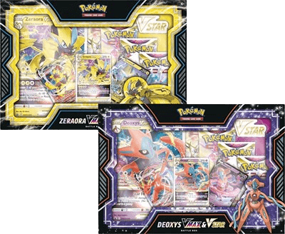 Deoxys/Zeraora VMAX & VSTAR Battle Box (Set of 2)