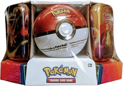 Pokémon - Poké Ball Tin + 2 Kanto Power Mini Tins - Poké Ball