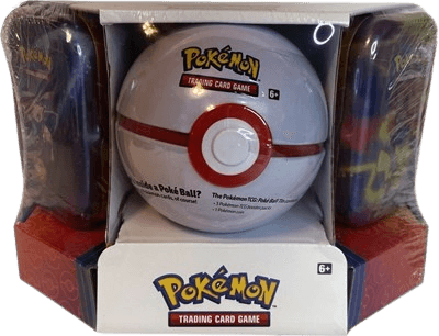 Pokémon - Poké Ball Tin + 2 Kanto Power Mini Tins - Premier Ball