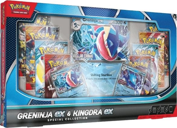 Greninja EX & Kingdra EX Special Collection Box