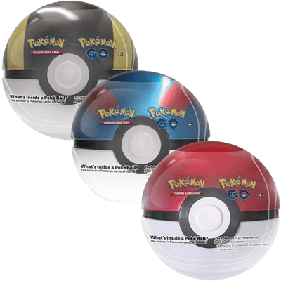 Pokemon GO Poke Ball Tin (Set of 3)