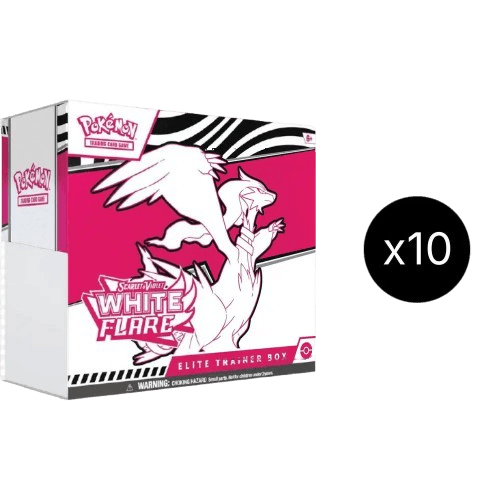White Flare Elite Trainer Box Case