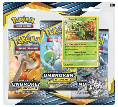 Unbroken Bonds 3-Pack Blister - Sceptile