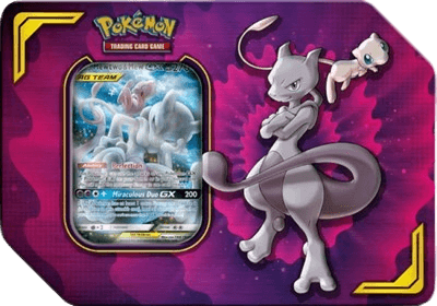 Unified Minds Power Partnership Tin - Mewtwo & Mew GX
