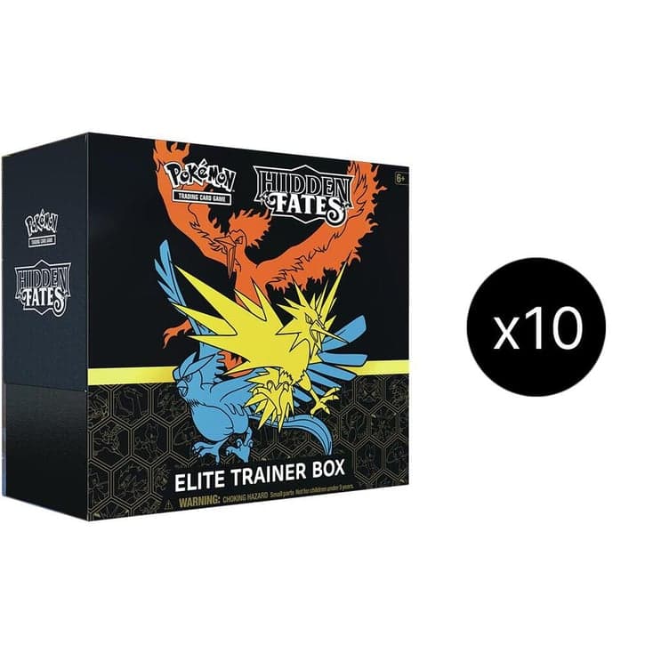 Hidden Fates Elite Trainer Box Case