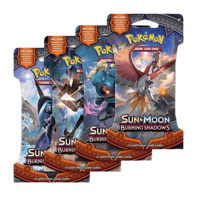 Burning Shadows Sleeved Booster Pack Art Bundle (Set of 4)