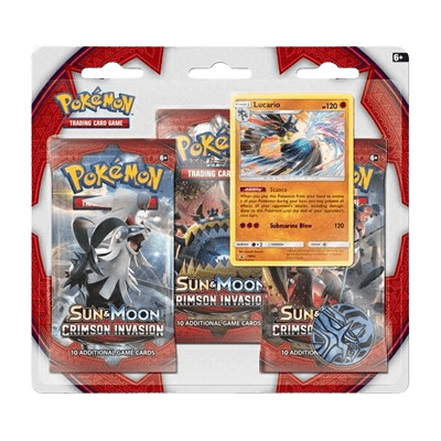 Crimson Invasion 3-Pack Blister - Lucario