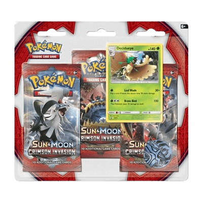Crimson Invasion 3-Pack Blister - Decidueye