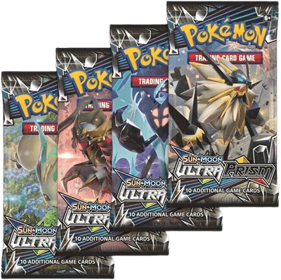 Ultra Prism Booster Pack Art Bundle (Set of 4)