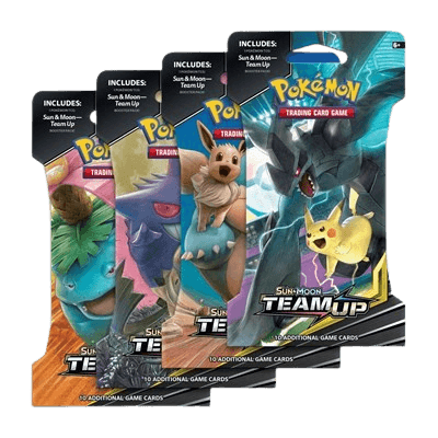 Team Up Sleeved Booster Pack Art Bundle (Set of 4)