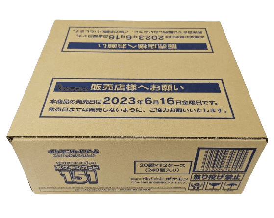 Pokémon Card 151 Booster Box Case