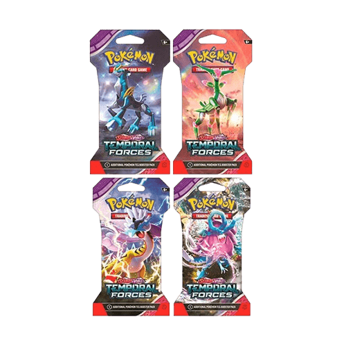 Temporal Forces Sleeved Booster Pack Art Bundle (Set of 4)
