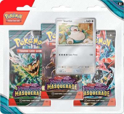 Twilight Masquerade 3-Pack Blister - Snorlax