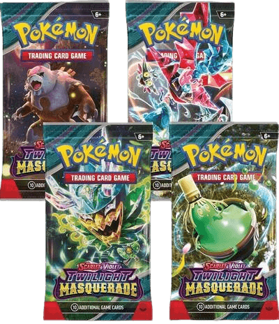 Twilight Masquerade Booster Pack Art Bundle (Set of 4)