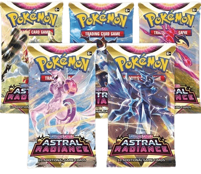 Astral Radiance Booster Pack Art Bundle (Set of 5)
