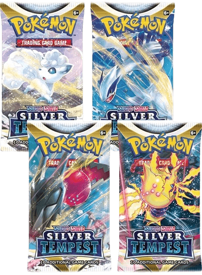 Silver Tempest Booster Pack Art Bundle (Set of 4)