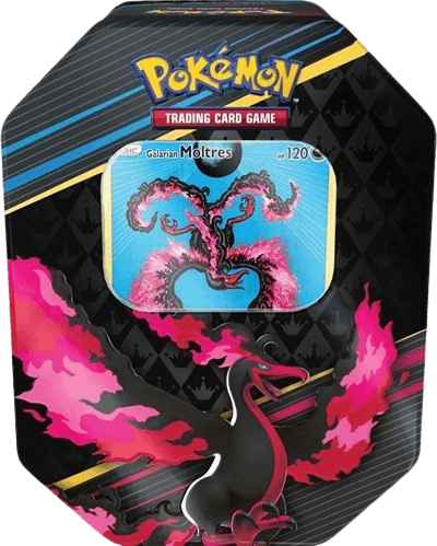 Crown Zenith Tin - Galarian Moltres (International Version)