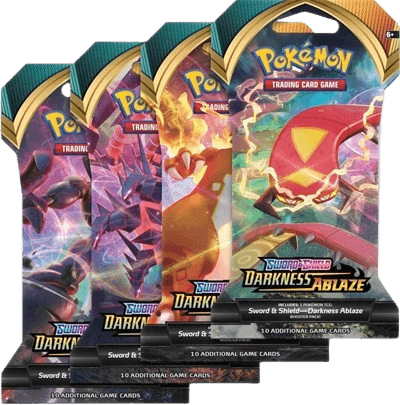 Darkness Ablaze Sleeved Booster Pack Art Bundle (Set of 4)