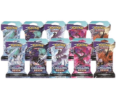 Chilling Reign Sleeved Booster Pack Bundle (Set of 10)