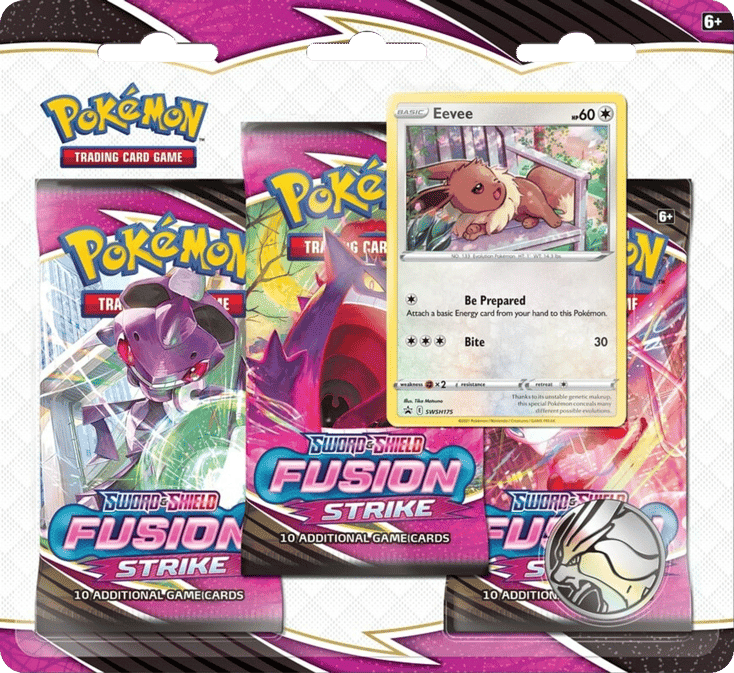 Fusion Strike 3-Pack Blister - Eevee