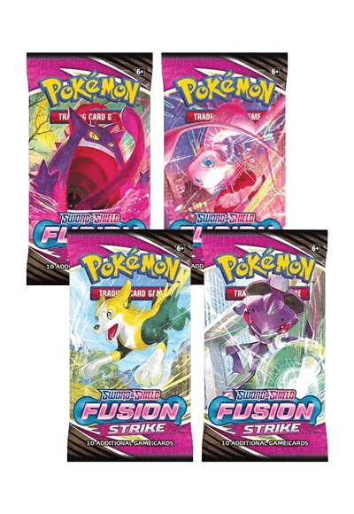 Fusion Strike Booster Pack Art Bundle (Set of 4)