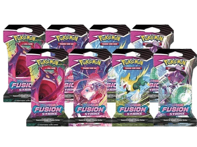 Fusion Strike Sleeved Booster Pack Bundle (Pack of 8)