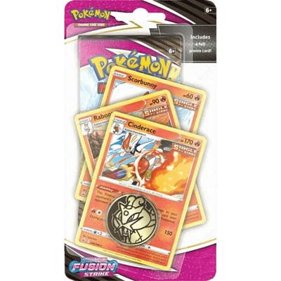 Fusion Strike Premium Checklane Blister - Cinderace
