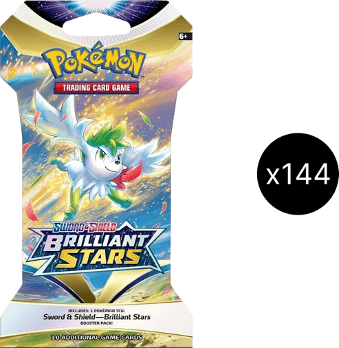 Brilliant Stars Sleeved Booster Pack Case