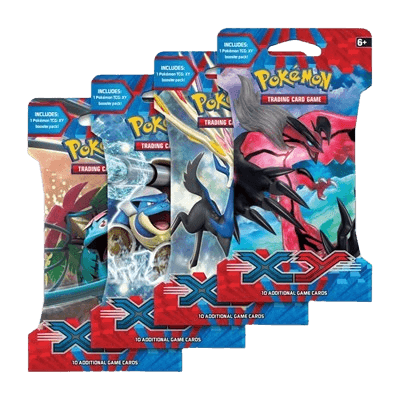 XY Sleeved Booster Pack Art Bundle (Set of 4)