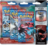 XY Collector Pin 3-Pack Blisters - Xerneas
