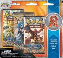 Steam Siege Collectible Pin 3-Pack Blister - Volcanion