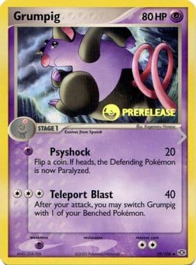 Grumpig - 29/106 (Prerelease)
