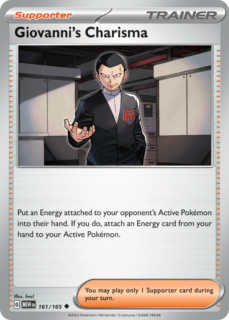 Giovanni's Charisma
