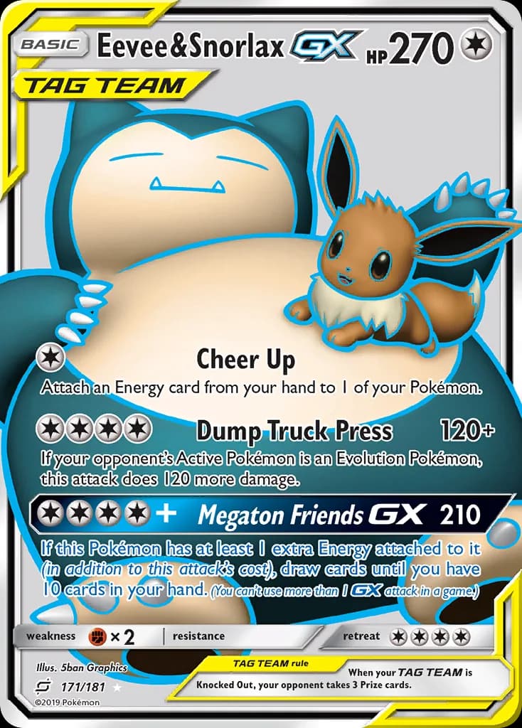 Eevee & Snorlax-GX