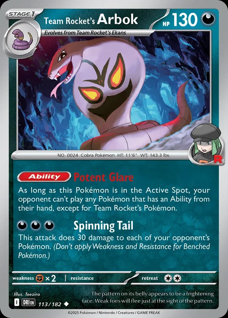 Team Rocket's Arbok