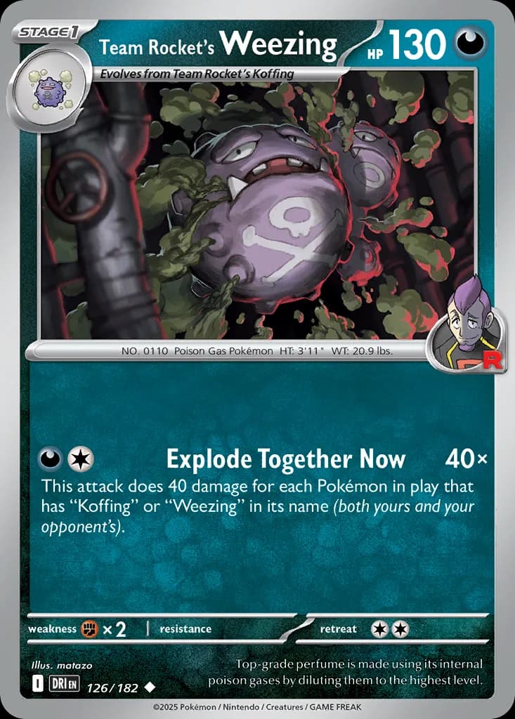 Team Rocket's Weezing