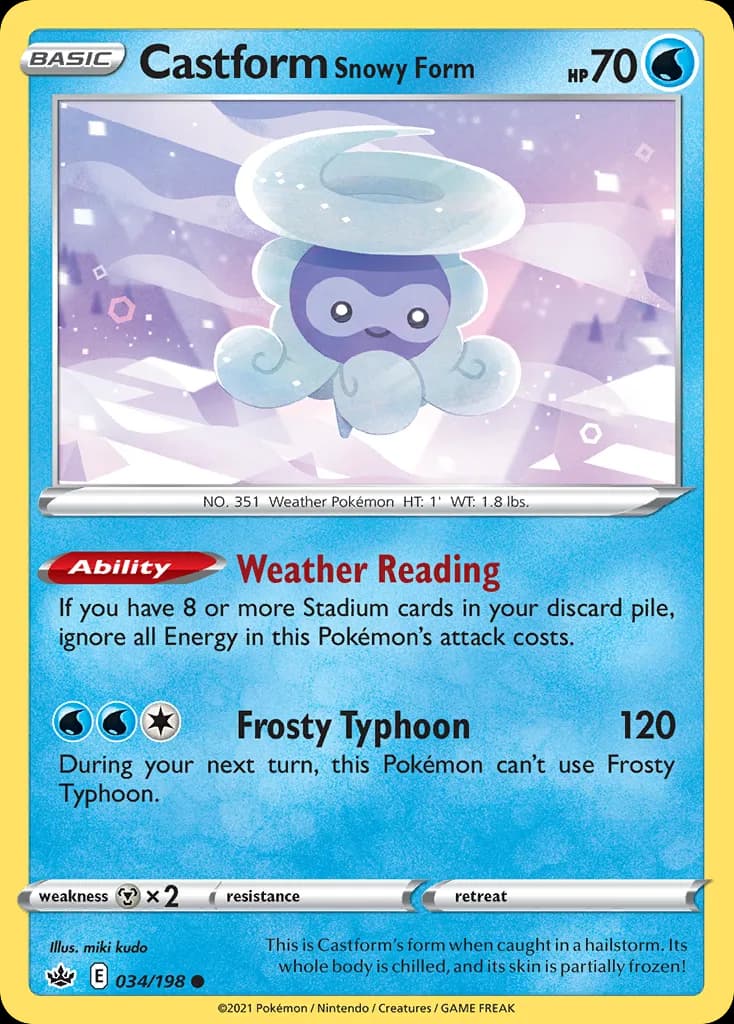 Castform Snowy Form